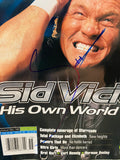 Sid Vicious signed 2000 WCW Magazine RARE WWE