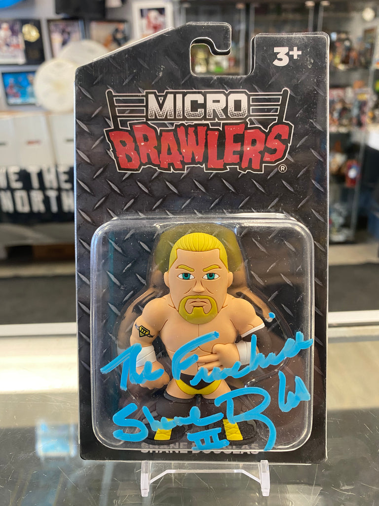The Franchise Shane Douglas signed Micro Brawler – First Row