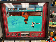 Mike Tyson Signed Autographed Nintendo Punch Out 16x20 Photo Framed JSA