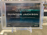 2011 Topps UFC Fight Mat Relics #FM-QJ Quinton Rampage Jackson