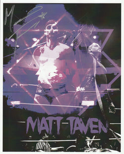 Matt Taven Autograph Limited Edition 8x10 Photo #3 - First Row Collectibles