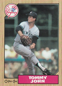 Tommy John 1987 O-Pee-Chee #236 - First Row Collectibles
