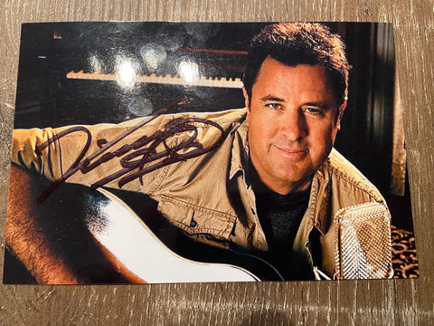 Vince Gill Autographed 4x6 Photo