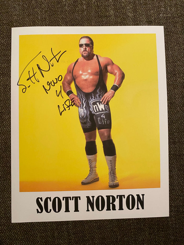 Scott Norton Autographed 8x10 Wrestling Photo First Row Collectibles