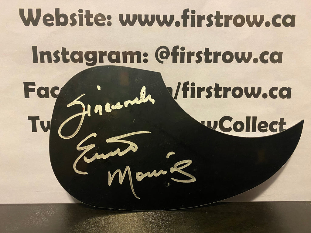 Ernest Monias Autographed Guitar Pickguard