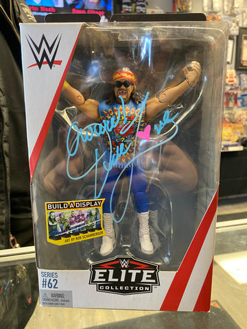 Dude Love Mick Foley signed WWE ELITE Action Figure