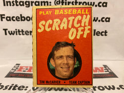 1971 Topps Scratch Off Scratched Tim McCarver