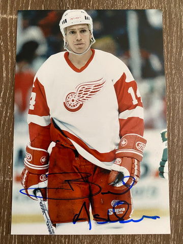 Brent Ashton Autograph Detroit Red Wings 4x6 Photo - First Row Collectibles