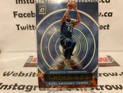 2019-20 Optic T Minus 3 2 1 Insert Karl Anthony Towns Card #10 TIMBERWOLVES