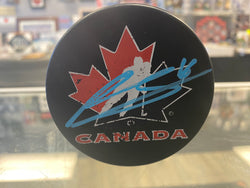 Ryan Suzuki signed Team Canada Hockey Puck