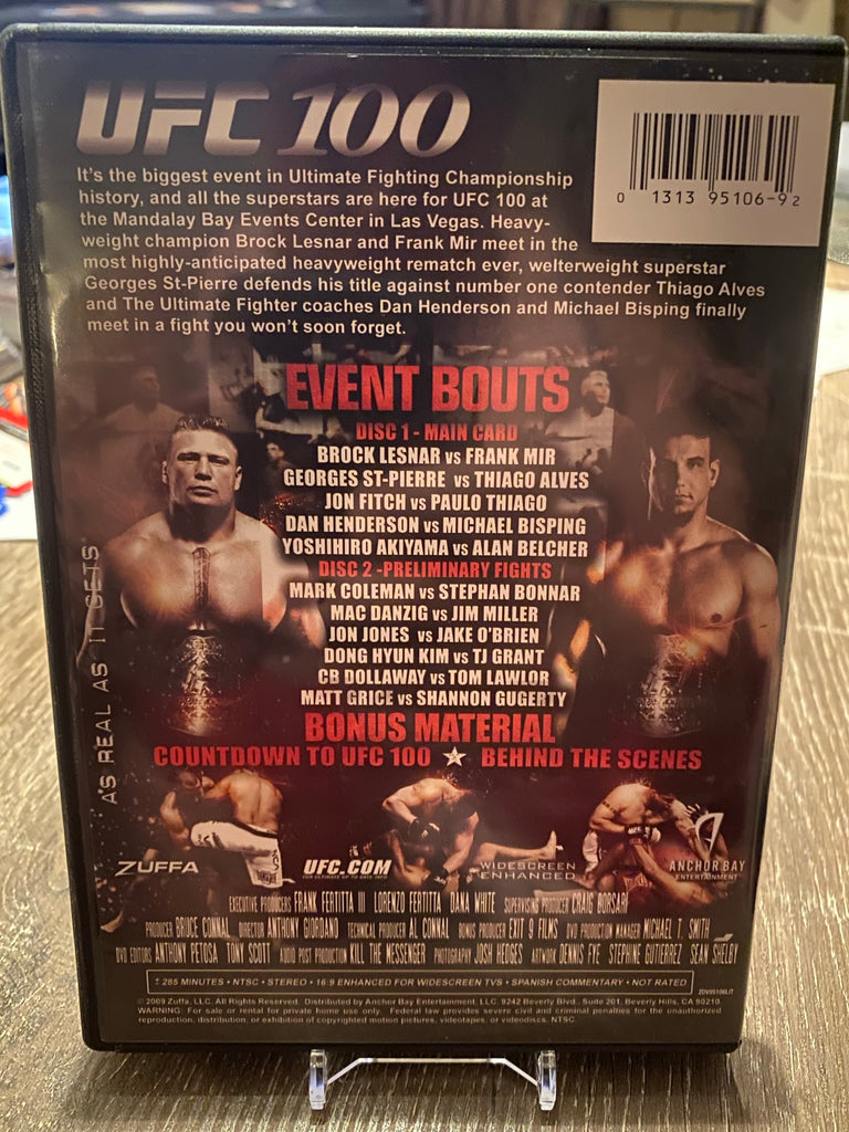 UFC 100 2-Disc DVD