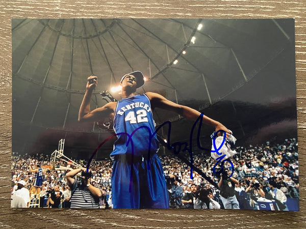 Jamaal Magloire Autograph Kentucky Wildcats 4x6 Photo - First Row Collectibles