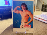 1989 WWF RAVISHING RICK RUDE Superstars Of Wrestling Post Card RARE