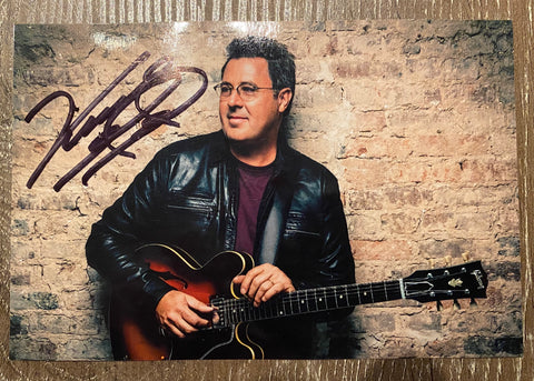 Vince Gill Autographed 4x6 Photo