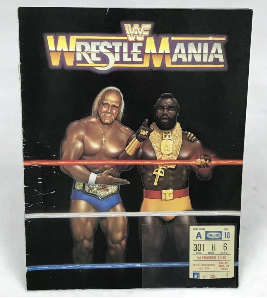 WrestleMania 1 Ticket Stub Sell For $5,855 USD
