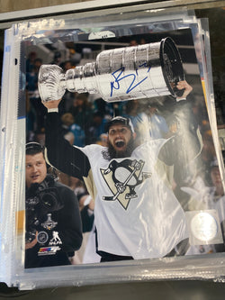 Nick Bonino signed Pittsburgh Penguins 8x10 Photo