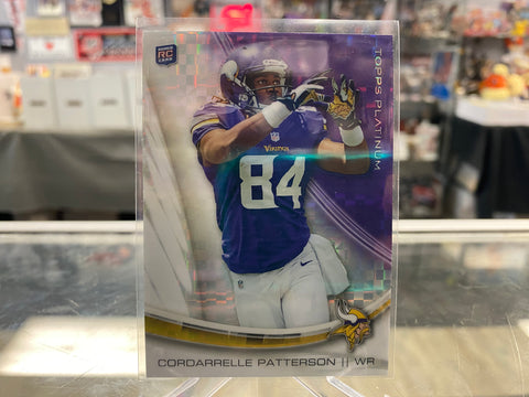 2013 Topps Platinum Cordarrelle Patterson RC Rookie X-Fractor #143