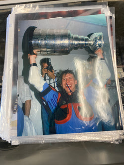 Ulf Samuelsson signed Pittsburgh Penguins 8x10 Photo