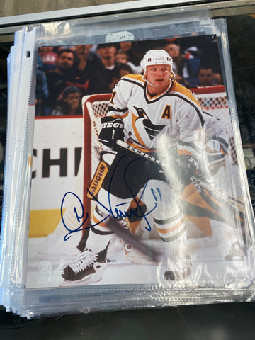 Darius Kasparaitis signed Pittsburgh Penguins 8x10 Photo