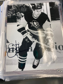 Jim Johnson signed Pittsburgh Penguins 8x10 Photo
