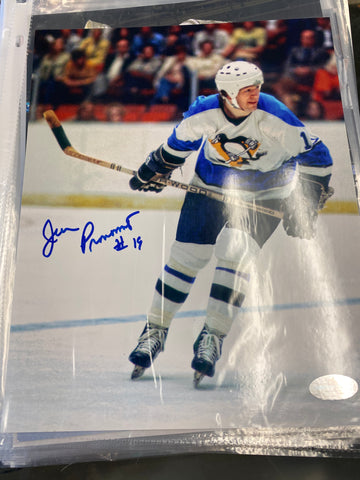 Jean Pronovost signed Pittsburgh Penguins 8x10 Photo