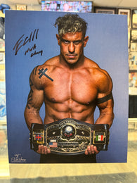 EC3 Ethan Carter III signed 8x10 Wrestling Photo