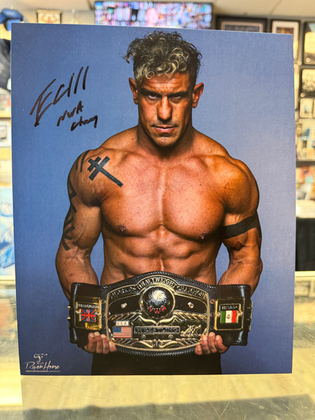 EC3 Ethan Carter III signed 8x10 Wrestling Photo
