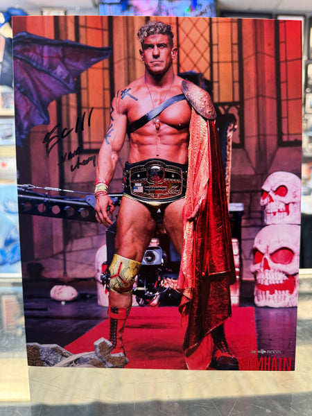 EC3 Ethan Carter III signed 8x10 Wrestling Photo