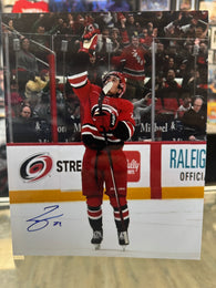 Seth Jarvis signed Carolina Hurricanes 8x10 Photo