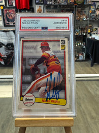 Nolan Ryan signed 1982 Donruss Baseball Card PSA DNA Authentic