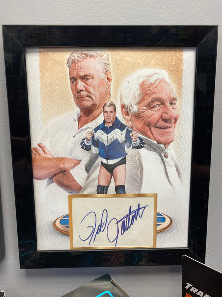 Pat Patterson signed 8x10 Custom Matted Frame