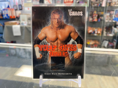 WWE Triple H 2004 Fleer Chaos Tuff Guys Event Worn Shirt Relic Card