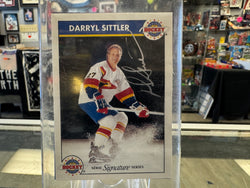 1993-94 Zellers Masters of Hockey Darryl Sittler AUTO Toronto Maple Leafs