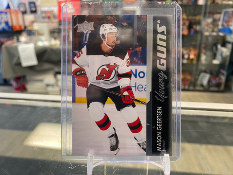 2021-22 Upper Deck Young Guns Rookie #470 Mason Geertsen YG RC New Jersey Devils