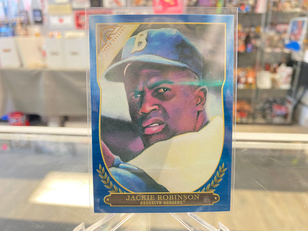 2018 Topps Gallery Hall of Fame Gallery Blue /99 Jackie Robinson #HOF-8