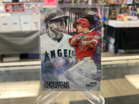 2018 Topps Chrome Mike Trout Superstar Sensations #SS-6