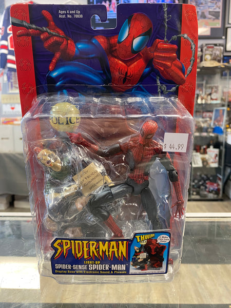 TOYBIZ MARVEL SPIDER-MAN CLASSIC 2002 LIGHT UP SPIDER-SENSE