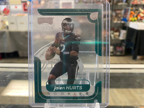 2020 Chronicles Playoff Momentum Jalen Hurts Rookie RC #M-18 Eagles