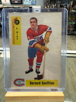 1958-59 Parkhurst EX Boom Boom Geoffrion #28 Montreal Canadiens