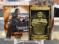 2020 Topps WWE Road to Wrestlemania Bronze /99 Matt Hardy #AG-MH