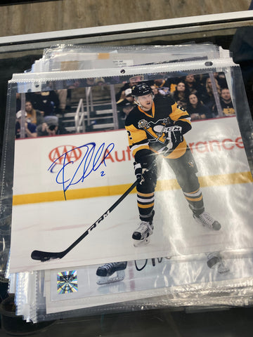 Chad Ruhwedel signed Pittsburgh Penguins 8x10 Photo