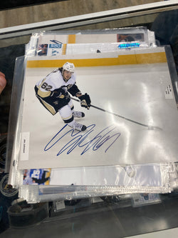Carl Hagelin signed Pittsburgh Penguins 8x10 Photo