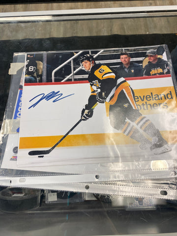 John Marino signed Pittsburgh Penguins 8x10 Photo