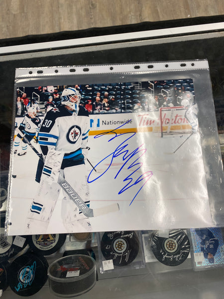 Laurent Brossoit signed Winnipeg Jets 8x10 Photo