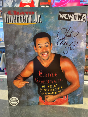 Chavo Guerrero Jr. signed Wrestling 8x10 Photo