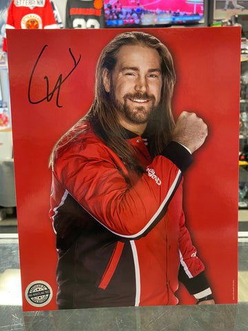Chris Hero signed Wrestling 8x10 Photo