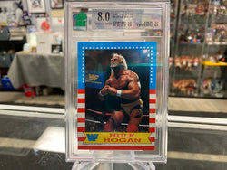 Hulk Hogan 1987 WWF Topps Graded MNT 8.0