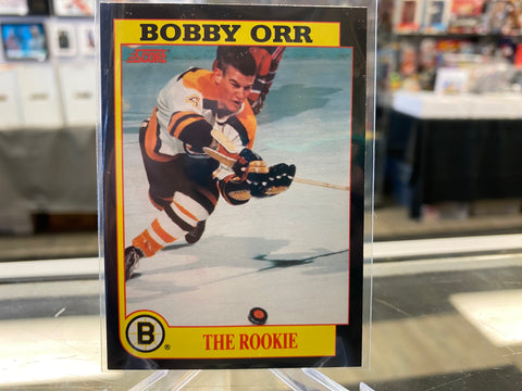 1991 Score Bobby Orr “The Rookie” Insert Boston Bruins HOF