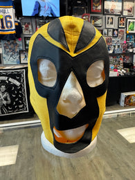 Killer Bees WWF Wrestling Mask signed by Jumping Jim Brunzell & B. Brian Blair