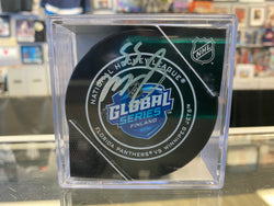 Mark Scheifele signed 2018 Global Series Puck